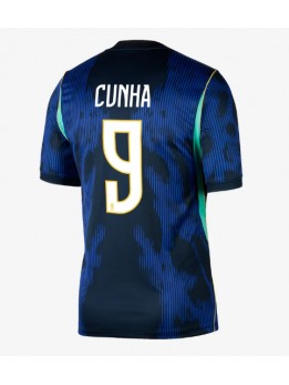 Moški Nogometna dresi replika Brazilija Matheus Cunha #9 Gostujoči SP 2026 Kratek rokav Moški Nogometna dresi replika Brazilija Matheus Cunha #9 Gostujoči SP 2026 Kratek rokav